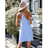 image:imageEkouaer Cotton Nightgowns for Women Sleeveless Night Gown Tank Sleepshirts Racerback Sleep Dress Spaghetti Strap ChemiseBlue
