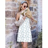 image:imageEkouaer Cotton Nightgowns for Women Sleeveless Night Gown Tank Sleepshirts Racerback Sleep Dress Spaghetti Strap ChemiseBlue Floral White