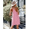 image:imageEkouaer Cotton Nightgowns for Women Sleeveless Night Gown Tank Sleepshirts Racerback Sleep Dress Spaghetti Strap ChemiseFloral Pink