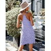 image:imageEkouaer Cotton Nightgowns for Women Sleeveless Night Gown Tank Sleepshirts Racerback Sleep Dress Spaghetti Strap ChemiseFloral Purple