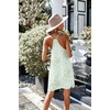 image:imageEkouaer Cotton Nightgowns for Women Sleeveless Night Gown Tank Sleepshirts Racerback Sleep Dress Spaghetti Strap ChemiseGreen Floral