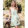 image:imageEkouaer Cotton Nightgowns for Women Sleeveless Night Gown Tank Sleepshirts Racerback Sleep Dress Spaghetti Strap ChemiseGreen Floral