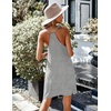 image:imageEkouaer Cotton Nightgowns for Women Sleeveless Night Gown Tank Sleepshirts Racerback Sleep Dress Spaghetti Strap ChemiseLight Grey