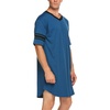image:imageEkouaer Mens Nightshirt Comfy Nightwear BigampTall V Neck Short Sleeve Soft Loose Pajama Sleep ShirtBlue