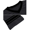 image:imageEkouaer Mens Nightshirt Comfy Nightwear BigampTall V Neck Short Sleeve Soft Loose Pajama Sleep ShirtDark Grey