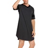 image:imageEkouaer Mens Nightshirt Comfy Nightwear BigampTall V Neck Short Sleeve Soft Loose Pajama Sleep ShirtDark Grey