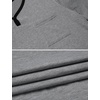 image:imageEkouaer Mens Nightshirt Nightwear Comfy BigampTall Short Sleeve Henley Sleep ShirtGrey