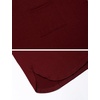 image:imageEkouaer Mens Nightshirt Nightwear Comfy BigampTall Short Sleeve Henley Sleep ShirtWine Red