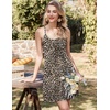 image:imageEkouaer Nightgowns for Women Bamboo Viscose Night Gown Sleeveless Sleep Dress Racerback Spaghetti Strap Chemise SleepwearLeopard