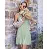image:imageEkouaer Nightgowns for Women Bamboo Viscose Night Gown Sleeveless Sleep Dress Racerback Spaghetti Strap Chemise SleepwearLight Green