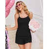 image:imageEkouaer Pajama Sets for Women Tank Top Pjs Summer Sexy Sleepwear with Shorts Cami Nightwear SXXLBlack