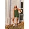 image:imageEkouaer Pajamas for Women Set Soft Cami Short Sets 2 Pieces Pjs Sleepwear V Neck Loungewear with PocketsArmy Green