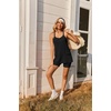image:imageEkouaer Pajamas for Women Set Soft Cami Short Sets 2 Pieces Pjs Sleepwear V Neck Loungewear with PocketsBlack