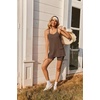 image:imageEkouaer Pajamas for Women Set Soft Cami Short Sets 2 Pieces Pjs Sleepwear V Neck Loungewear with PocketsCoffee