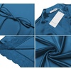 image:imageEkouaer Silk Robes for Women Lace Trim Satin Robe 34 Sleeve Kimono Bathrobe Bride Bridesmaid Wedding Party Sleepwear SXXLPeacock Blue