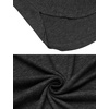 image:imageEkouaer Sleepwear Mens Nightshirt Short Sleeve Pajamas Comfy Big amp Tall Henley Sleep Shirt MXXXLDark Grey With Black