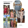 image:imageEkouaer Womens 3 Piece Lounge Set Soft Twisted Rib Knit Summer Vacation Outfits Crop Top Shorts amp Pants Set With PokcetBlack