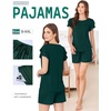 image:imageEkouaer Womens Pajama Sets 2 Piece Ruffle Sleeves Top and Shorts Pjs Soft Sleepwear Cute Loungewear set with PocketsGreen