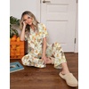 image:imageEkouaer Womens Pajama Sets Button Down Loungewear Short Sleeve Sleepwear 2 Piece Pants Pjs Set with Pockets SXXLHorse Collection
