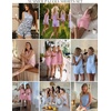 image:imageEkouaer Womens Pajama Sets Viscose from Bamboo Tank Top and Shorts Pj Set Sleeveless 2 Piece SleepwearBow Apricot