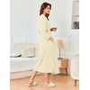image:imageEkouaer Womens Robe Long Waffle Knit Bathrobe Lightweight Soft Kimono Robes Loungewear SXXLBeige
