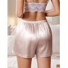image:imageEkouaer Womens Silk Satin Pajama Short 2026 Summer Casual Sleep Shorts Lounge Sleep Pj Short with Pockets Soft Lounge ShortsChampagne