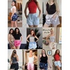 image:imageEkouaer Womens Silk Satin Pajama Short 2026 Summer Casual Sleep Shorts Lounge Sleep Pj Short with Pockets Soft Lounge ShortsWhite