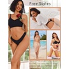 image:imageEkouaer Womens Thongs Invisible Panties No Show Seamless Low Waist Breathable GString Cotton Thongs 6 PackMulticolored 12  6 Pack