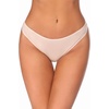 image:imageEkouaer Womens Thongs Invisible Panties No Show Seamless Low Waist Breathable GString Cotton Thongs 6 PackMulticolored 12  6 Pack