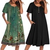 Floral Green/Black