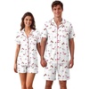 White Puppy Couple Print