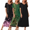 Black/Black Pink Floral/Green Floral