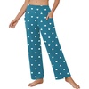 image:imageEkouaer Pajama Pants for Women Soft Comfy Pajama Sleep Bottoms Casual Stretch Wide Leg Lounge Pants with PocketsGreen Heart