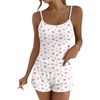 Pink Floral on White