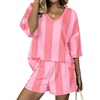 Vertical Stripe-pink Combo
