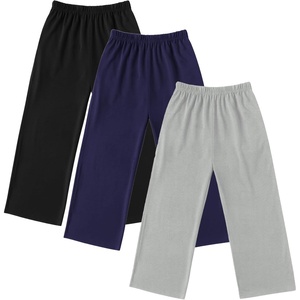 image:imageEkouaer Boys Pajama Pants 3 Pack Sleep Kids Pajama BottomsBlackBlueLight Grey