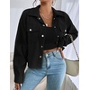 image:imageEkouaer Long Sleeve Crop Tops for Women Scroop Neck Lightweight Basic Base Layer Thermal Undershirts ShirtsA Black