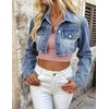 image:imageEkouaer Long Sleeve Crop Tops for Women Scroop Neck Lightweight Basic Base Layer Thermal Undershirts ShirtsA Dusty Rose