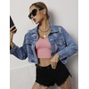 image:imageEkouaer Long Sleeve Crop Tops for Women Scroop Neck Lightweight Basic Base Layer Thermal Undershirts ShirtsA Dusty Rose