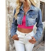 image:imageEkouaer Long Sleeve Crop Tops for Women Scroop Neck Lightweight Basic Base Layer Thermal Undershirts ShirtsA Hot Pink