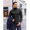 image:imageEkouaer Men Turtleneck Shirts Lightweight Long Sleeve T Shirt Ribbed Thermal Tops Baselayer Pullover SXXL