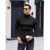 image:imageEkouaer Men Turtleneck Shirts Lightweight Long Sleeve T Shirt Ribbed Thermal Tops Baselayer Pullover SXXL