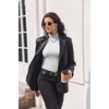 image:imageEkouaer Turtleneck Shirt Women Long Sleeve Mock Neck Slim Fit Tops Thermal Base Layer Soft Lightweight Stretch UndershirtsWhite