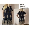 image:imageEkouaer Women Robes Lightweight House Coat Short Sleeve Floral Print Mumu House Dresses with Pockets Zipper NightgownsFloral Black Gold