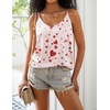 image:imageEkouaer Womens 2Pack Silk Satin Camisole Tank Top V Neck Sexy Cross Back Spaghetti Strap Cami Sleeveless Lounge Tops SXXLChampagneheart
