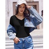 image:imageEkouaer Womens 3 Pack Long Sleeve Shirts V Neck Ribbed Slim Fit Basic Tops Thermal Undershirts Casual Tee XSXXLBlackBeigeBrown