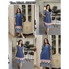 image:imageEkouaer Womens House Dress with Pockets Moomoo Dresses Short Sleeve Mumu Nightgown Lounge Dress Button Down SleepwearNavy Blue Boho
