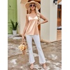 image:imageEkouaer Womens Lace Silk Satin Pajama Tank Tops V Neck Camisole Soft Spaghetti Strap Tops Loose Sleepwear S3XLBlack  Champagne