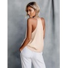 image:imageEkouaer Womens Silk Satin Camisole Tank Tops V Neck Sleeveless Spaghetti Straps Blouse Casual Racerback ShirtChampagne