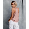 image:imageEkouaer Womens Silk Satin Camisole Tank Tops V Neck Sleeveless Spaghetti Straps Blouse Casual Racerback ShirtPink